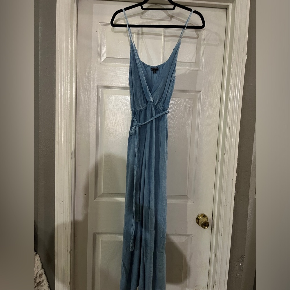 Denim romper